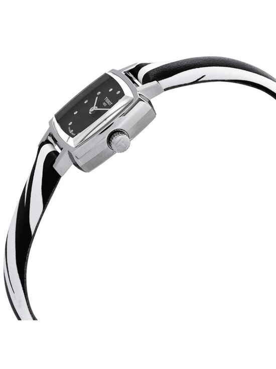 NWT Tissot Lovely Quartz Diamond Black Dial Ladies Watch main image 3